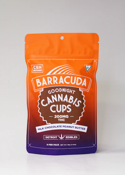 Barracuda - 200mg THC : 50mg CBN Cups - Milk Chocolate Peanut Butter