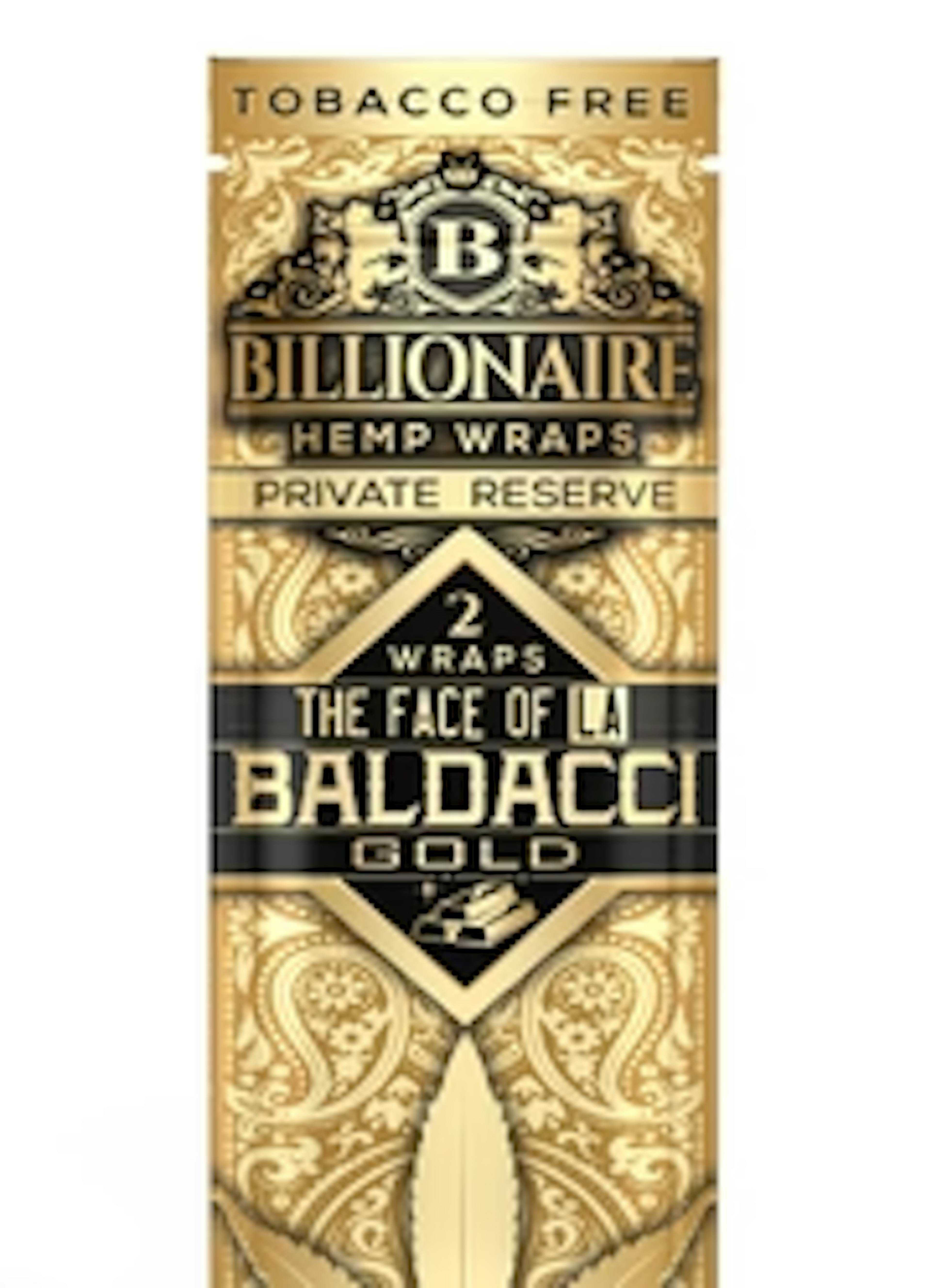 Billionaire Hemp Wraps | Baldacci Gold