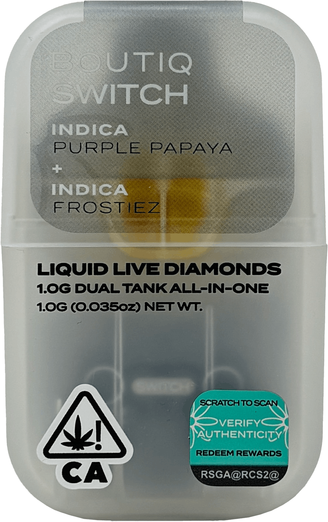 Purple Papaya/Frostiez Dual Tank Liquid Live Diamonds | Safeport - Oxnard