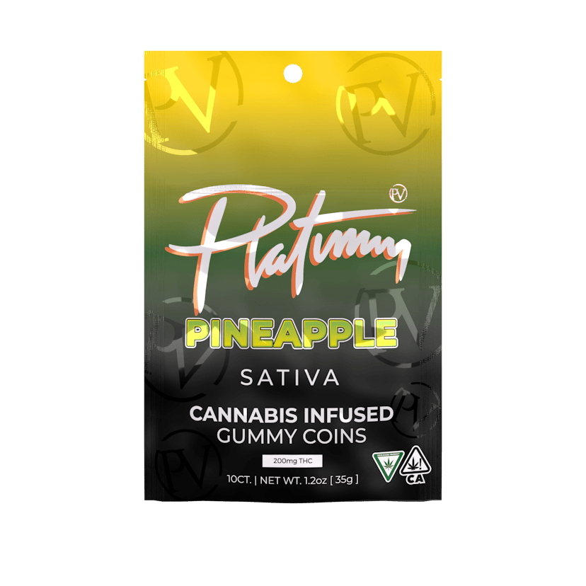 Platinum Vape | 200mg Gummies | Pineapple