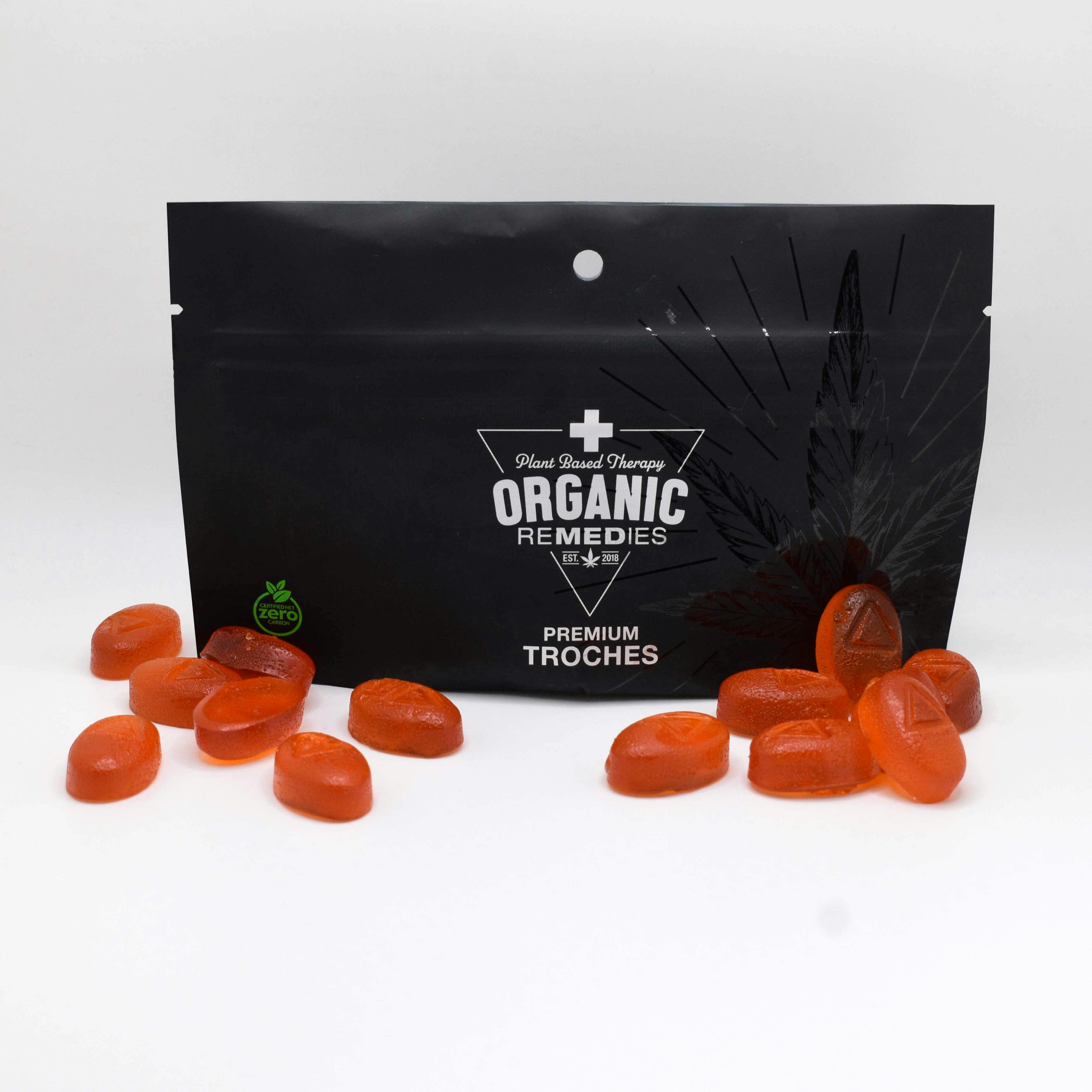 Tangerine - Sour Tangie | Live Resin Troche | 100mg/15pk | Justice