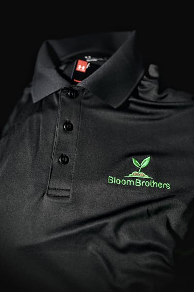 Black Bloom Brothers Performance Polo - XL