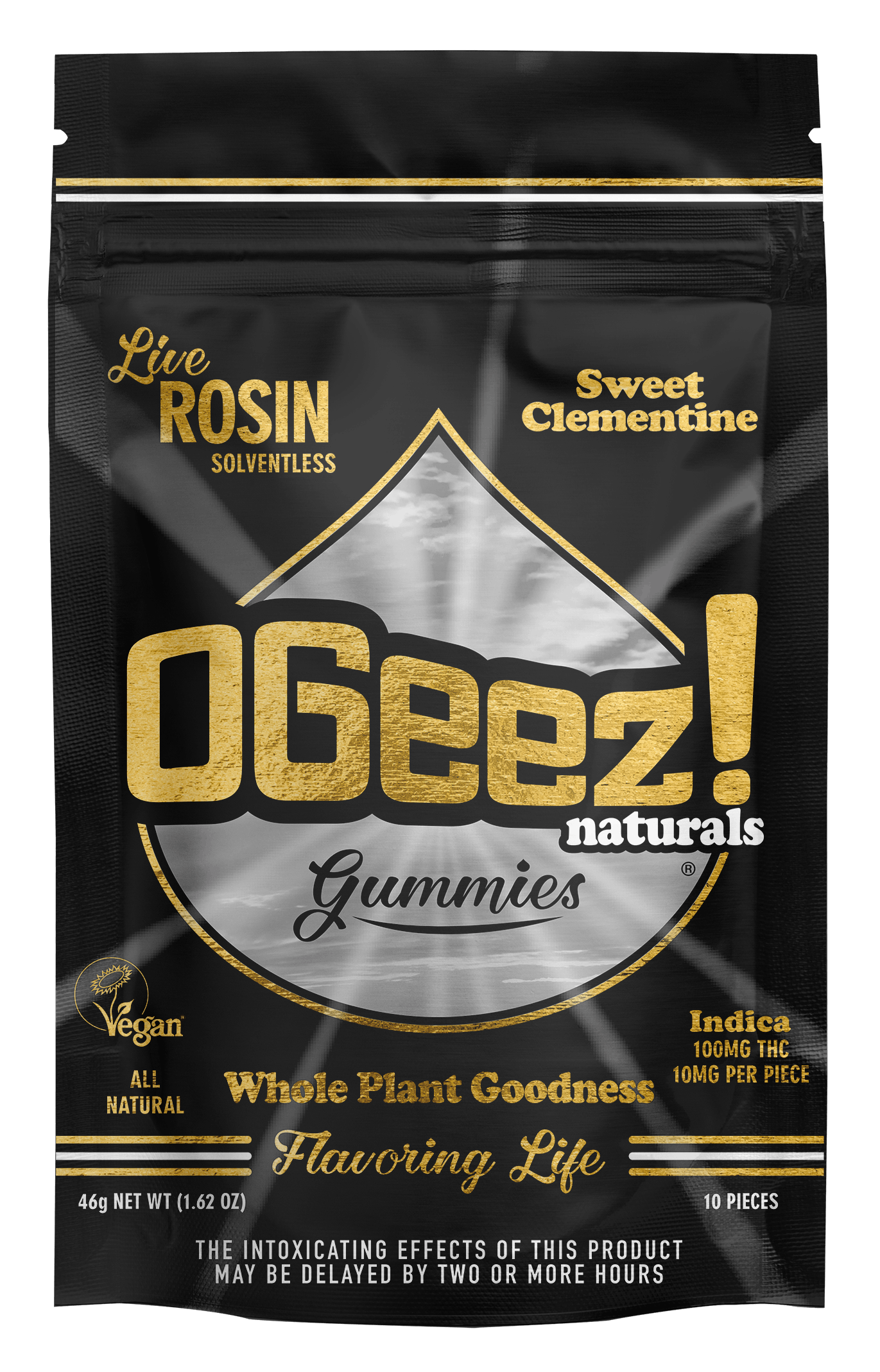 OGeez! Vegan Sweet Clementine Live Rosin - 100mg Cannabis for Sale