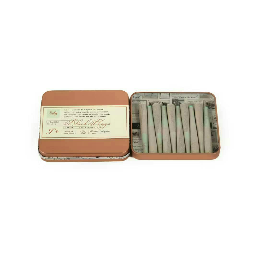 Ruby Farms Blueberry DJ Cut Hash Infused Doobies 10pk