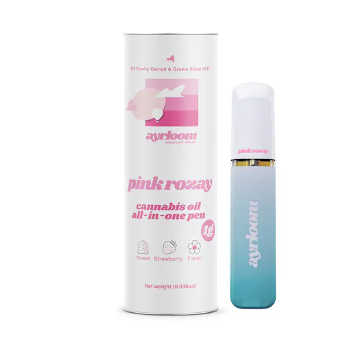 Ayrloom | Pink Rozay | Indica Hybrid | Disposable | 1g-1