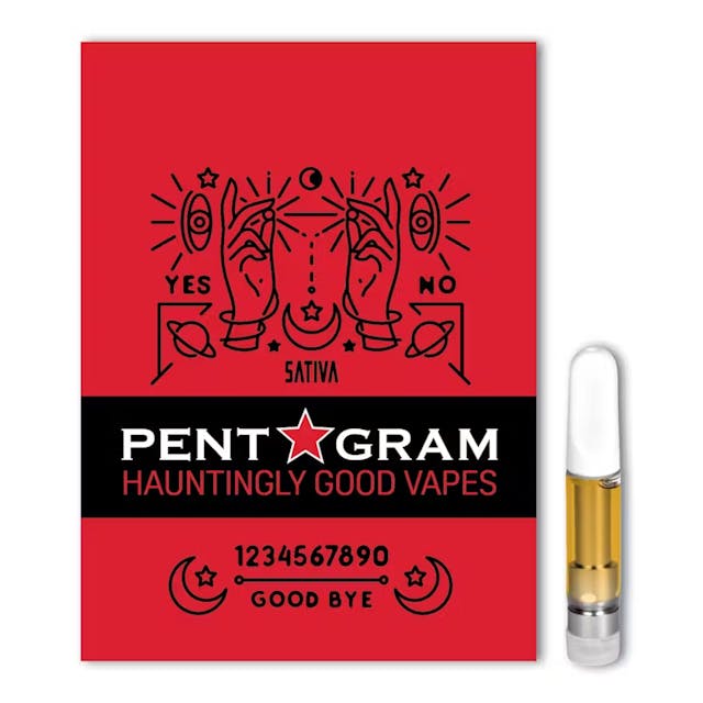 Green Crack (S) - 1g - Vape Cartridge - Pentagram - Image 1