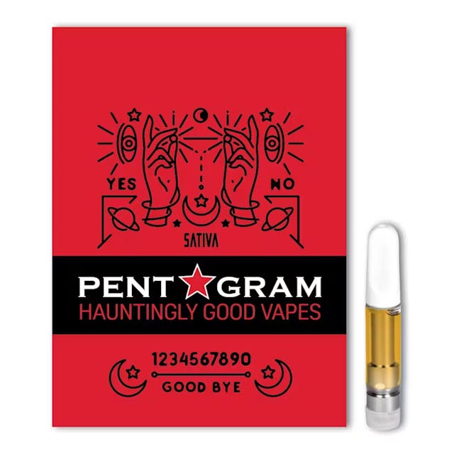 Green Crack (S) 1g Vape Cartridge Pentagram Bloom Brothers