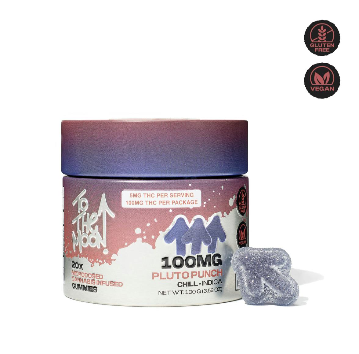 Edibles | To The Moon | Pluto Punch | 20pc | 5mg