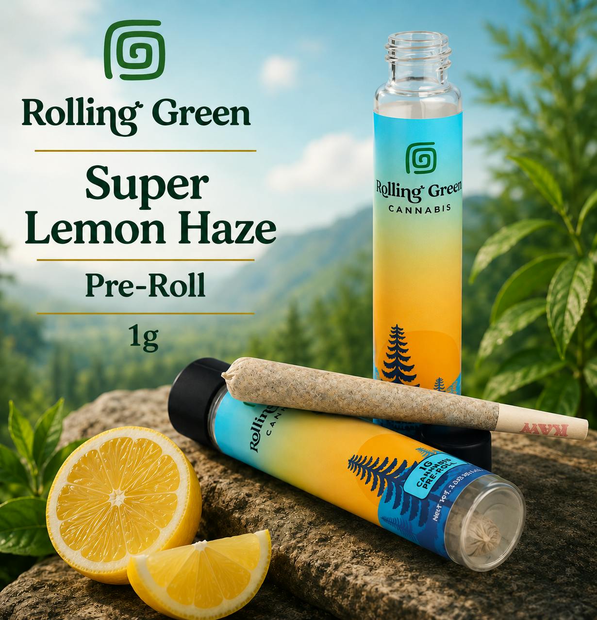 Product Rolling Green | Super Lemon Haze | Pre-Roll