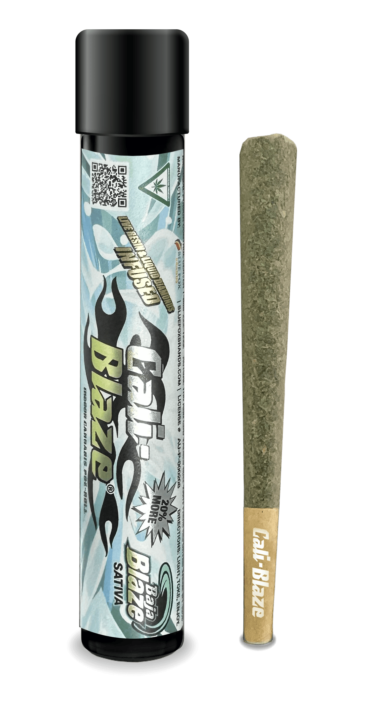Cali Blaze | Baja Blaze | Infused Pre Roll | 1.2g | Sativa