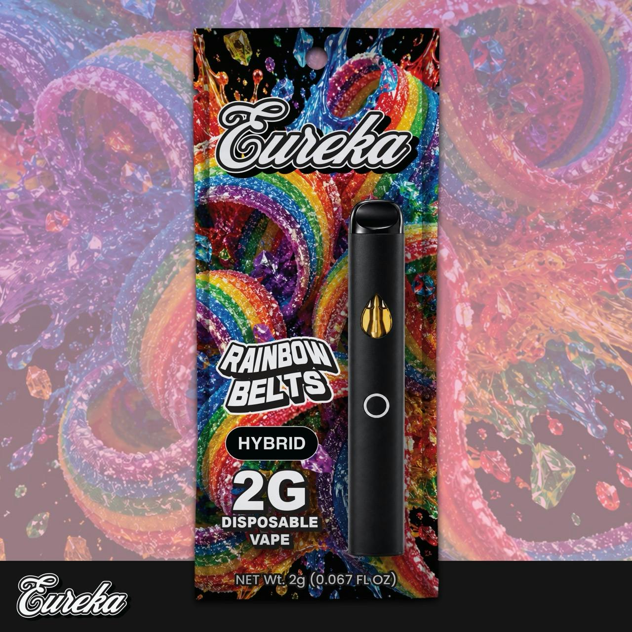 Eureka - Disposable Vape - - Hybrid - **RAINBOW BELTS** (2/$24)