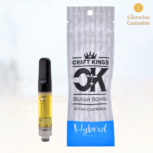 SUGAR BOMB 1G DISTILLATE CARTRIDGE - CRAFT KINGS | Likewise Cannabis  Broadway - Edmond