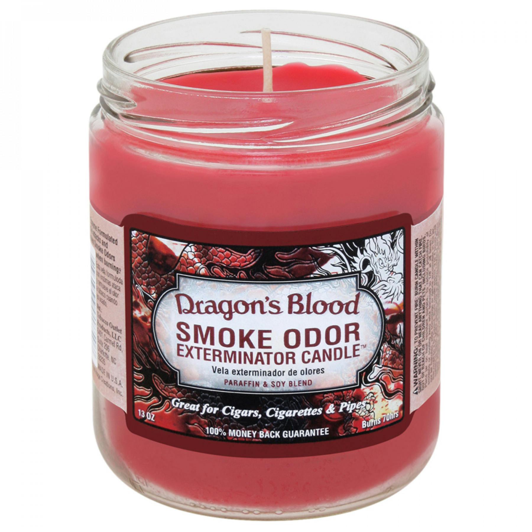 Smoke Odor Exterminator | 13oz Glass Jar Candle - Dragon's Blood