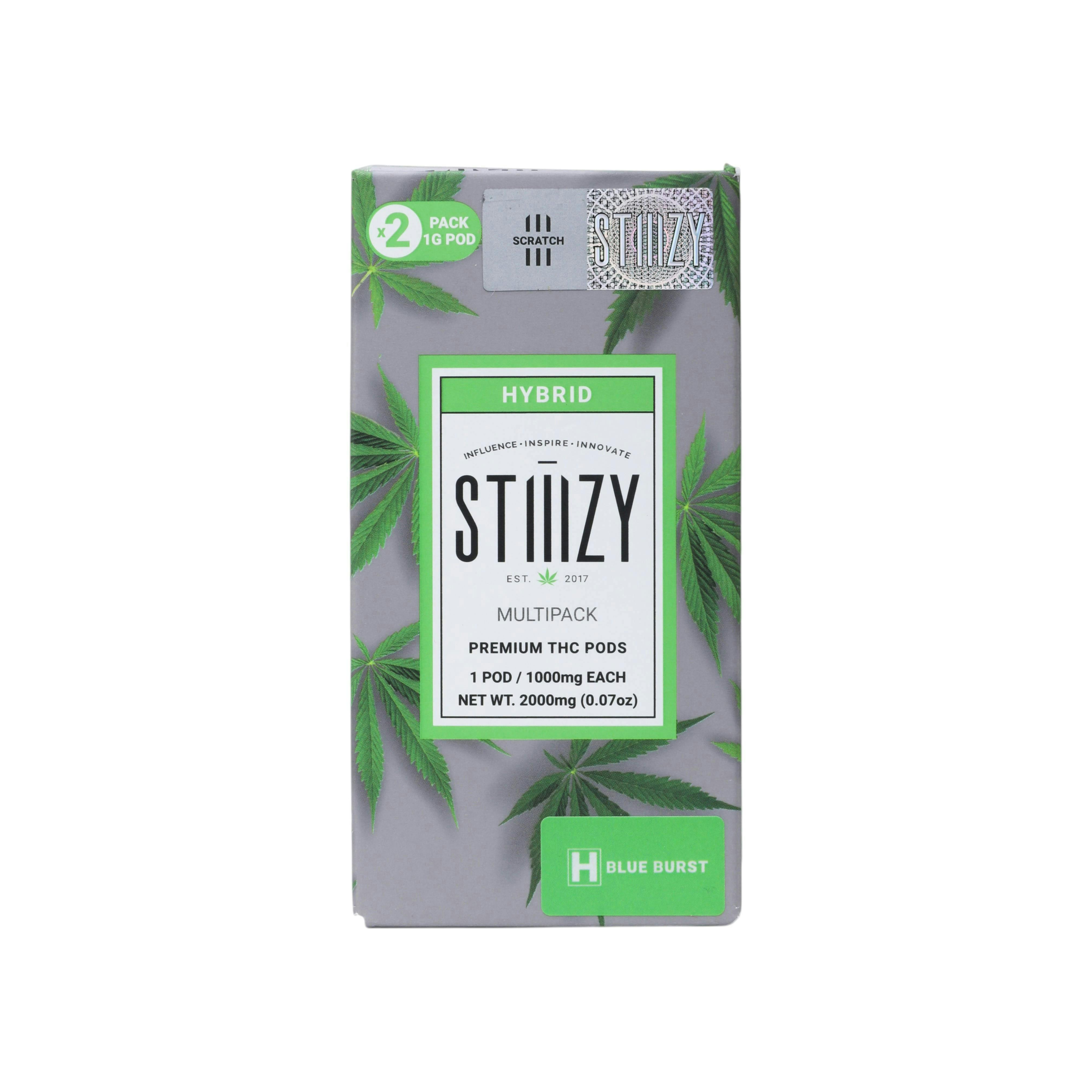 STIIIZY Blue Burst 2pk 1g Pods
