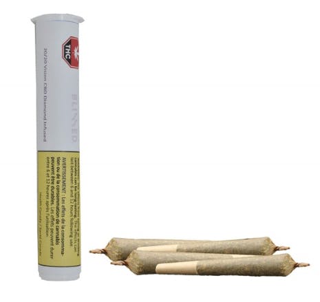 Blissed - 20/20 Vision CBD Diamond Infused 4x.25g