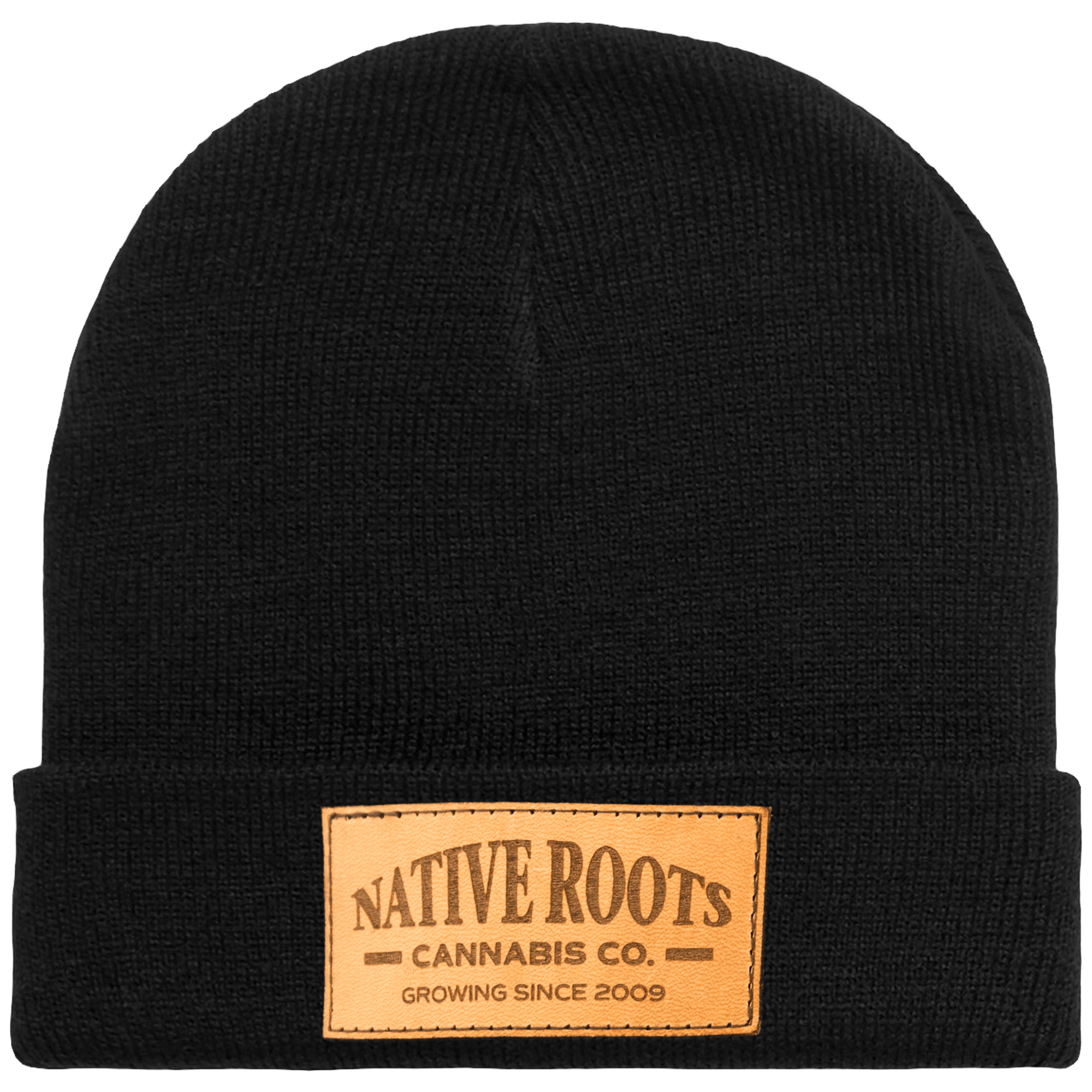 NR Leather Beanie Black | RECREATIONAL | Native Roots Cannabis