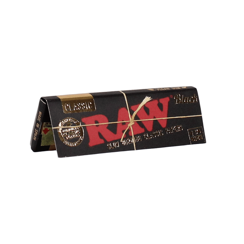 Product Raw 1 1/4 Black Papers