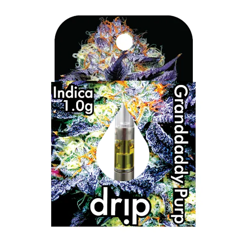 Drip Grand Daddy Purple Cartridge Rec - Exclusive Cannabis Michigan