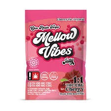 Photo of Cherry Cherry Pie CBG THC 1:1 100MG Jelly (Mellow Vibes)