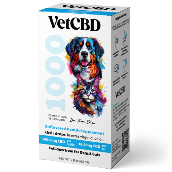 CBD Tincture | VetCBD 1000mg | MO Health and Wellness - Sedalia