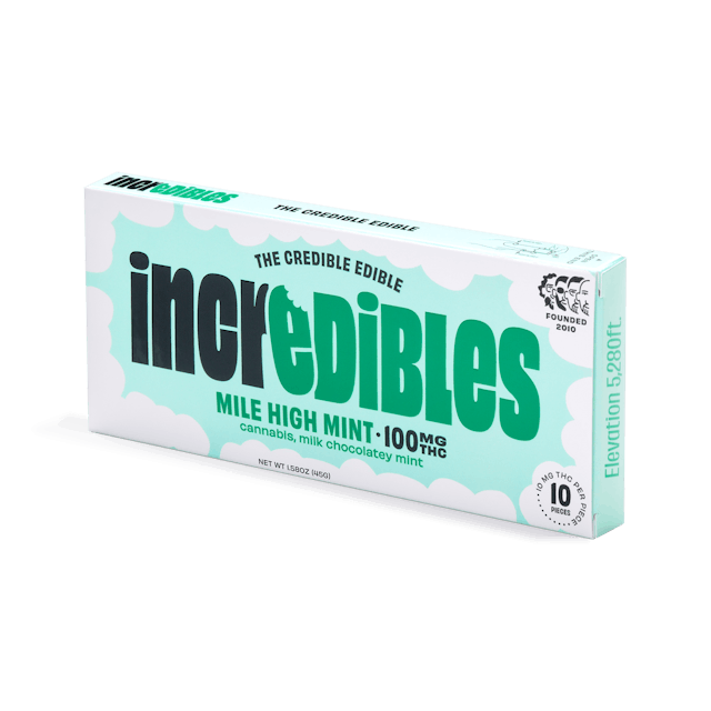 Mile High Mint (H) 100mg Incredibles Chocolate Bloom Brothers