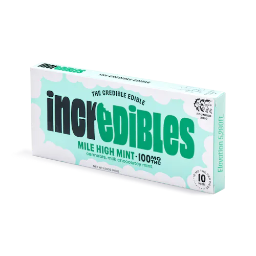 Mile High Mint (H) – 100mg – Incredibles Chocolate-active