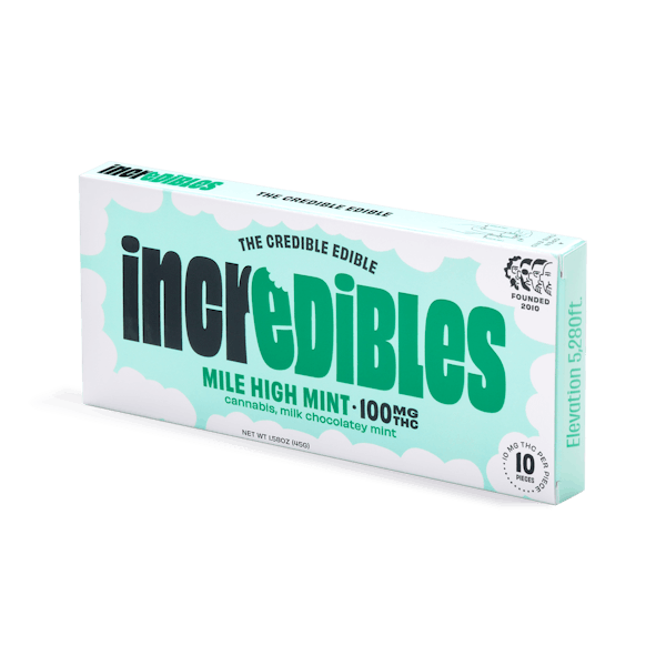 Mile High Mint (H) - 100mg - Incredibles Chocolate