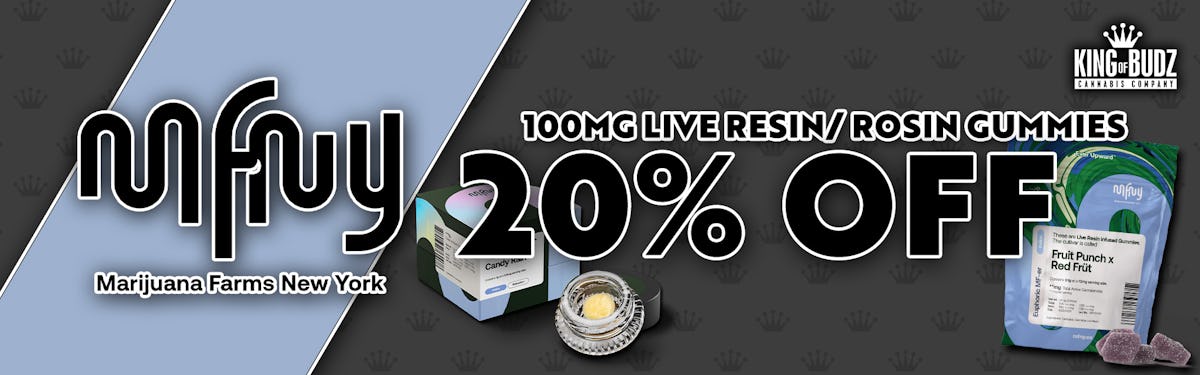 MFNY - 100mg Live Resin / Rosin Gummies - 20 Percent OFF
