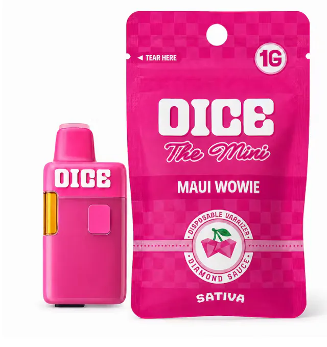 Dice Distillate Disposable Maui Wowie 1g (sativa hybrid, disposables)