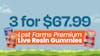 3 for $67.99 - Lost Farms Premium Live Resin Gummies