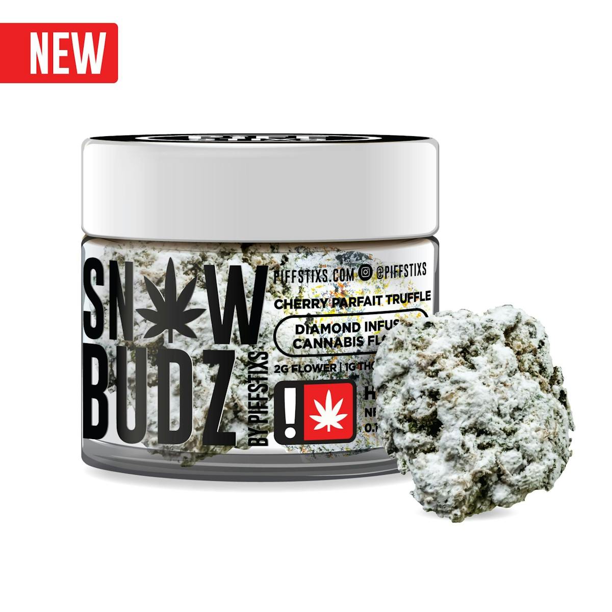 Photo of Piff Stixs 3.5g SUPER SILVER JACK Snow Budz Diamond Infused Flower