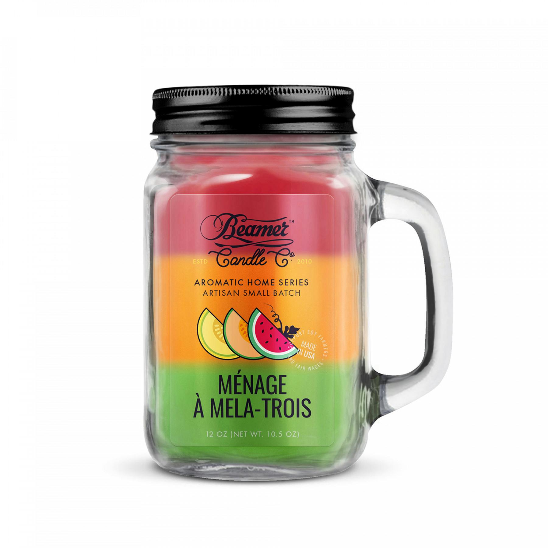 Beamer Candles 12oz Menage A MelaTrois