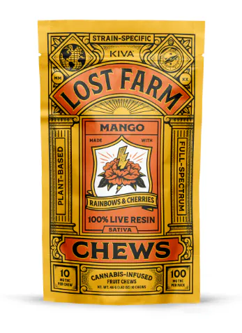 Fruit Chews | Lost Farm | Mango [10pk/100mg] [Live Resin