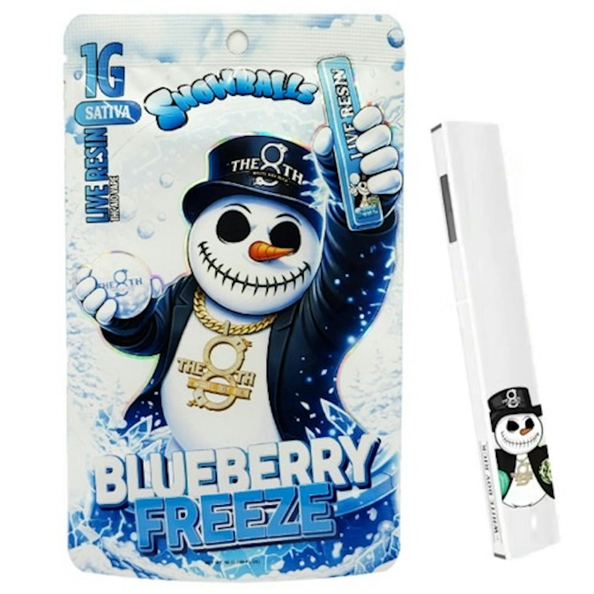 The 8th - Blueberry Freeze Live Resin Disposable