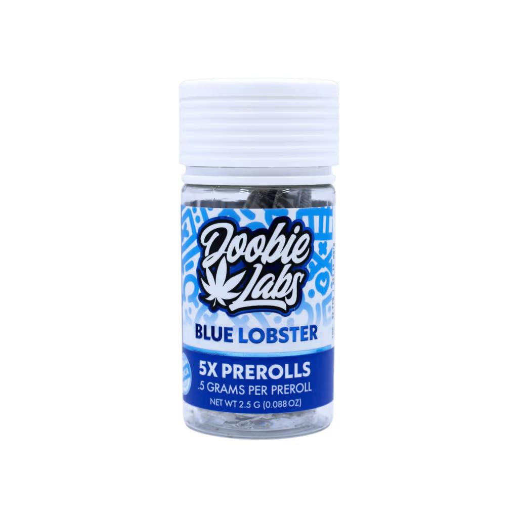 Doobie Labs Blue Lobster 5pk 2.5g Indoor Pre-Rolls