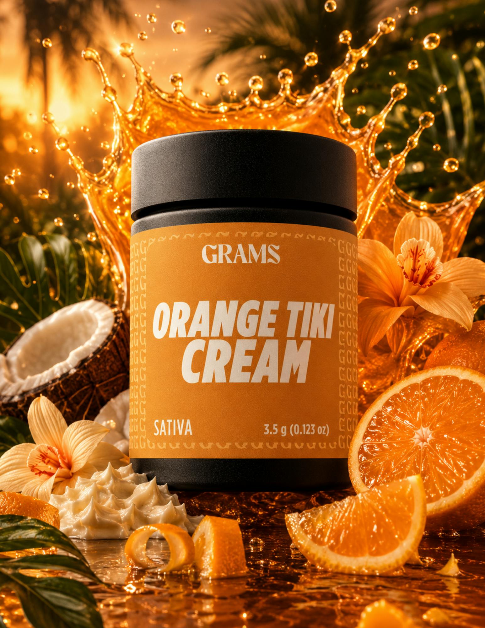 Orange Tiki Cream | Sativa | Flower | 3.5g