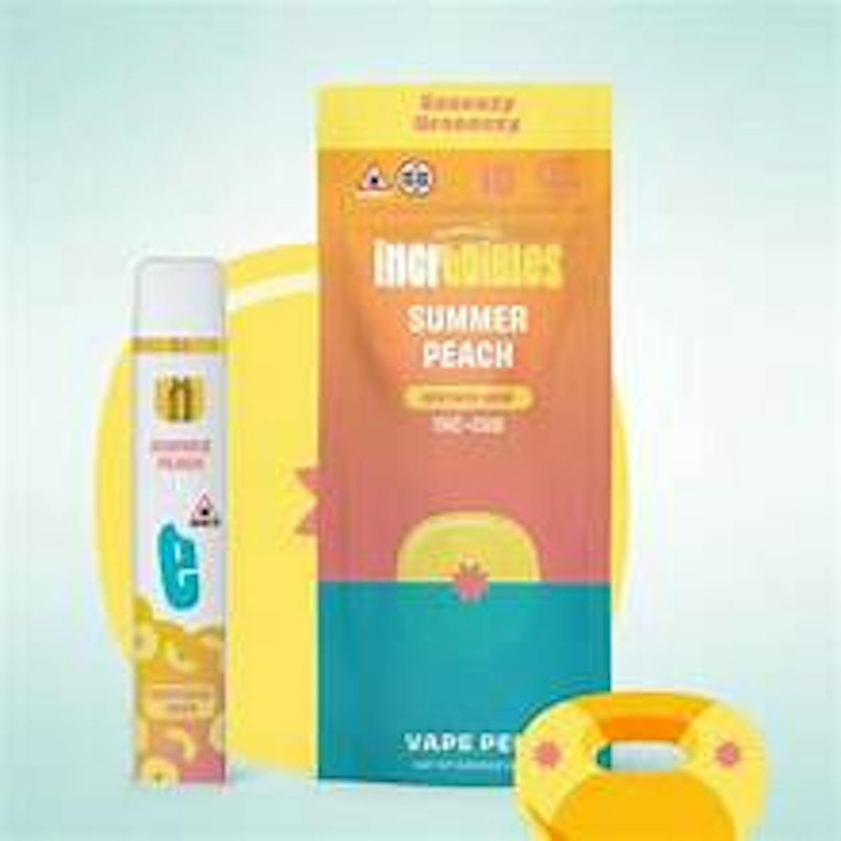 Image of Peaches & Cream – 1g Disposable – Rythm Energize – GTI