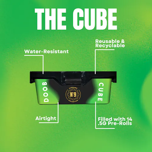 Doob Cube Micro | Indica | 14 Variety Pack – 0.5g Pre-Rolls | 4 Different Strains-1