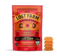 Product: Cherry Mango | 20mg x 10pk | Live Resin Infused | Lost Farm