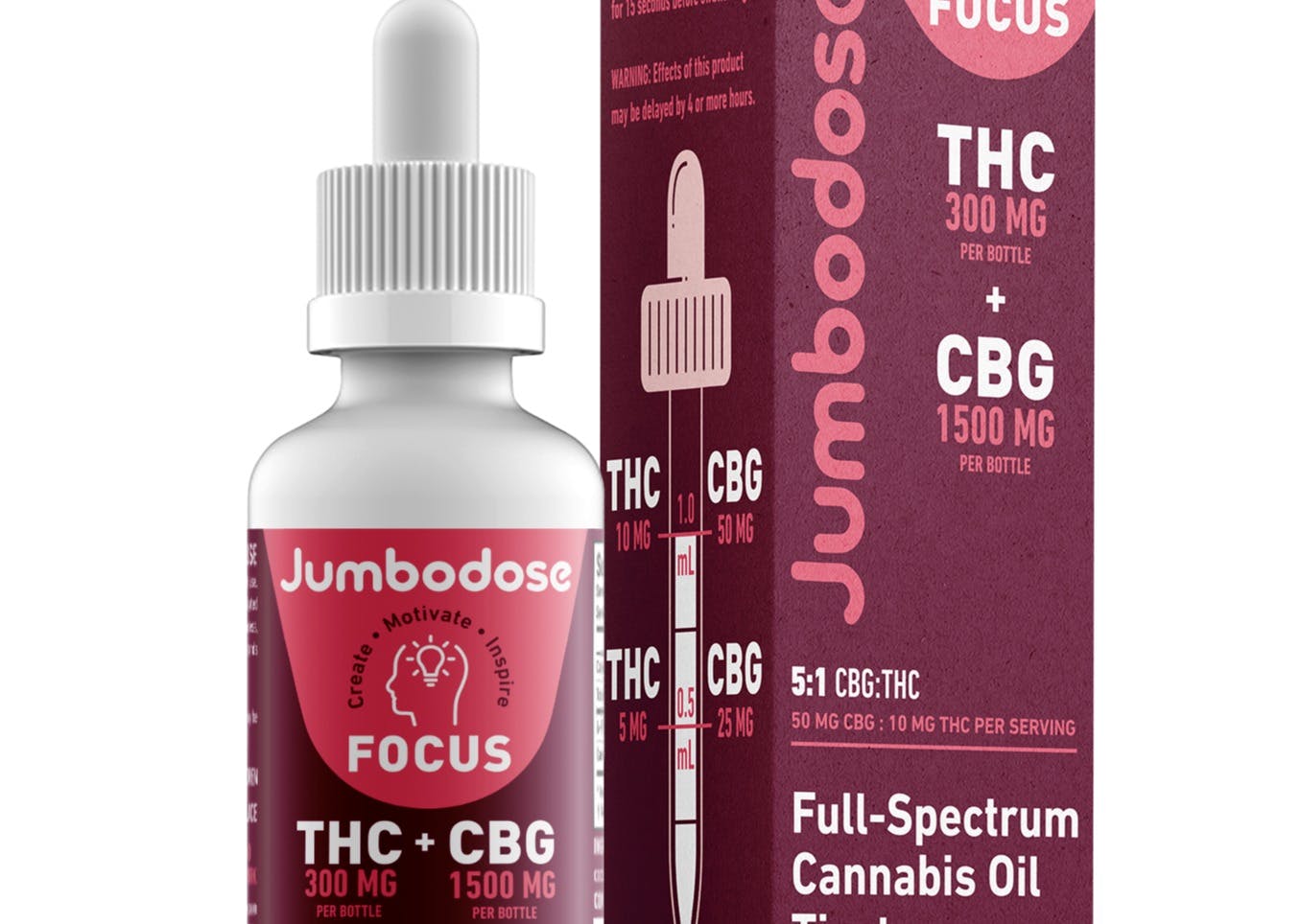 FOCUS Tincture | 5:1 CBG:THC | 30mL-1