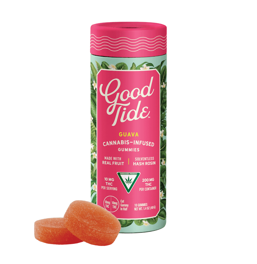 Good Tide | 200mg THC Gummies | Guava