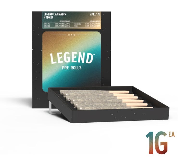 Legend (TerrAscend) Snow Cone | 7-Pack Pre-Rolls - Union Chill