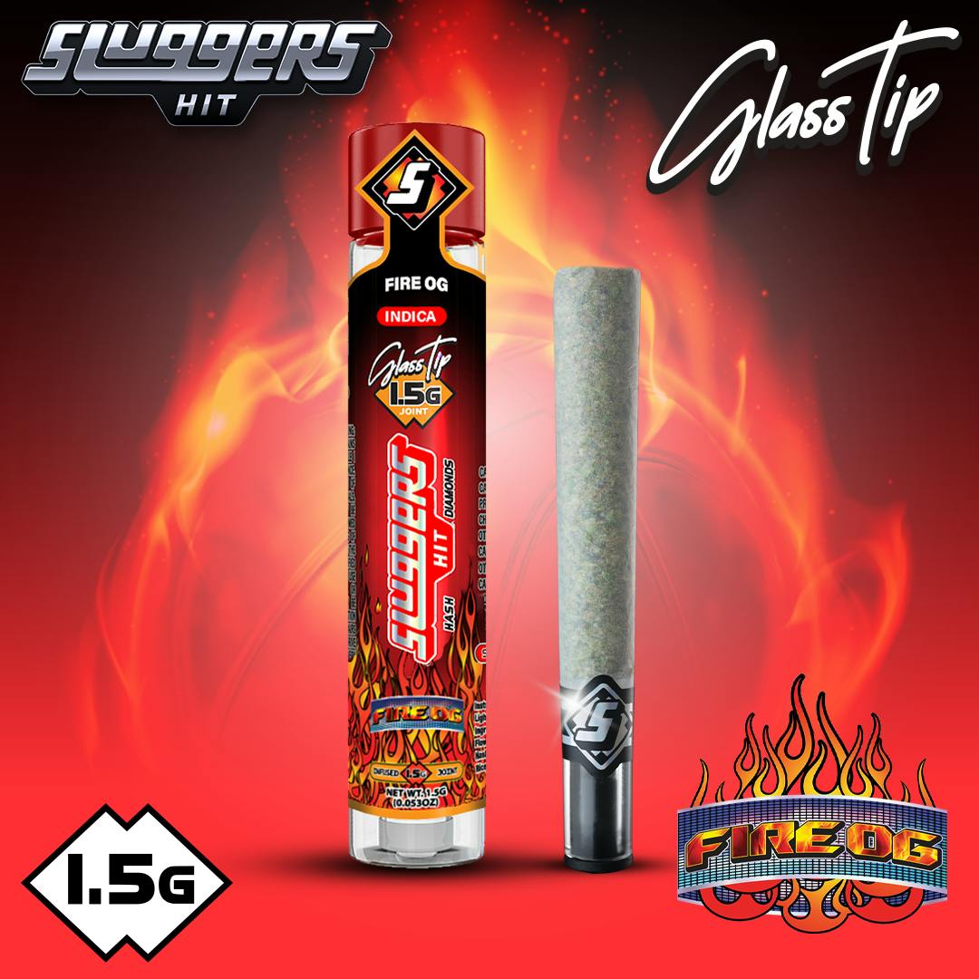 Sluggers | Fire OG | Diamond Hash Infused | 1.5g