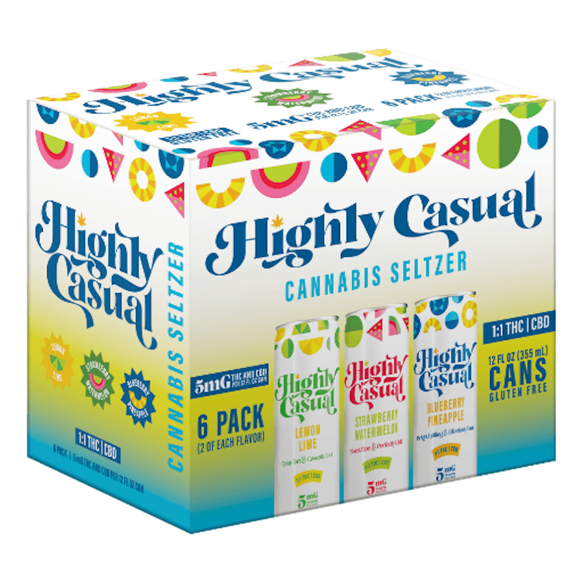 Highly Casual | 5mg Beverage 6 Pack | Variety