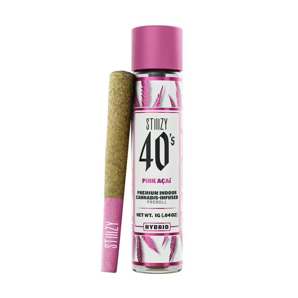 Stiiizy - 1g Infused Preroll - Pink Acai