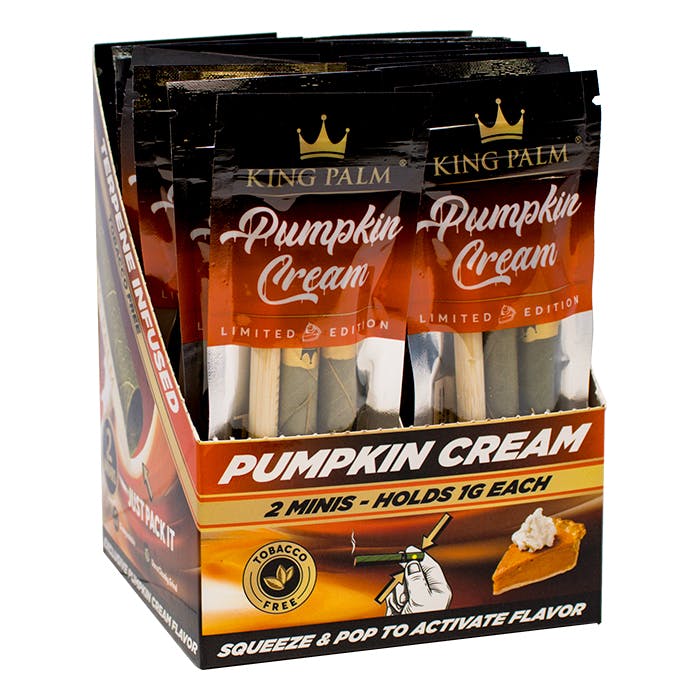 Mini | Real Leaf Pumpkin Cream Cones - 2pk