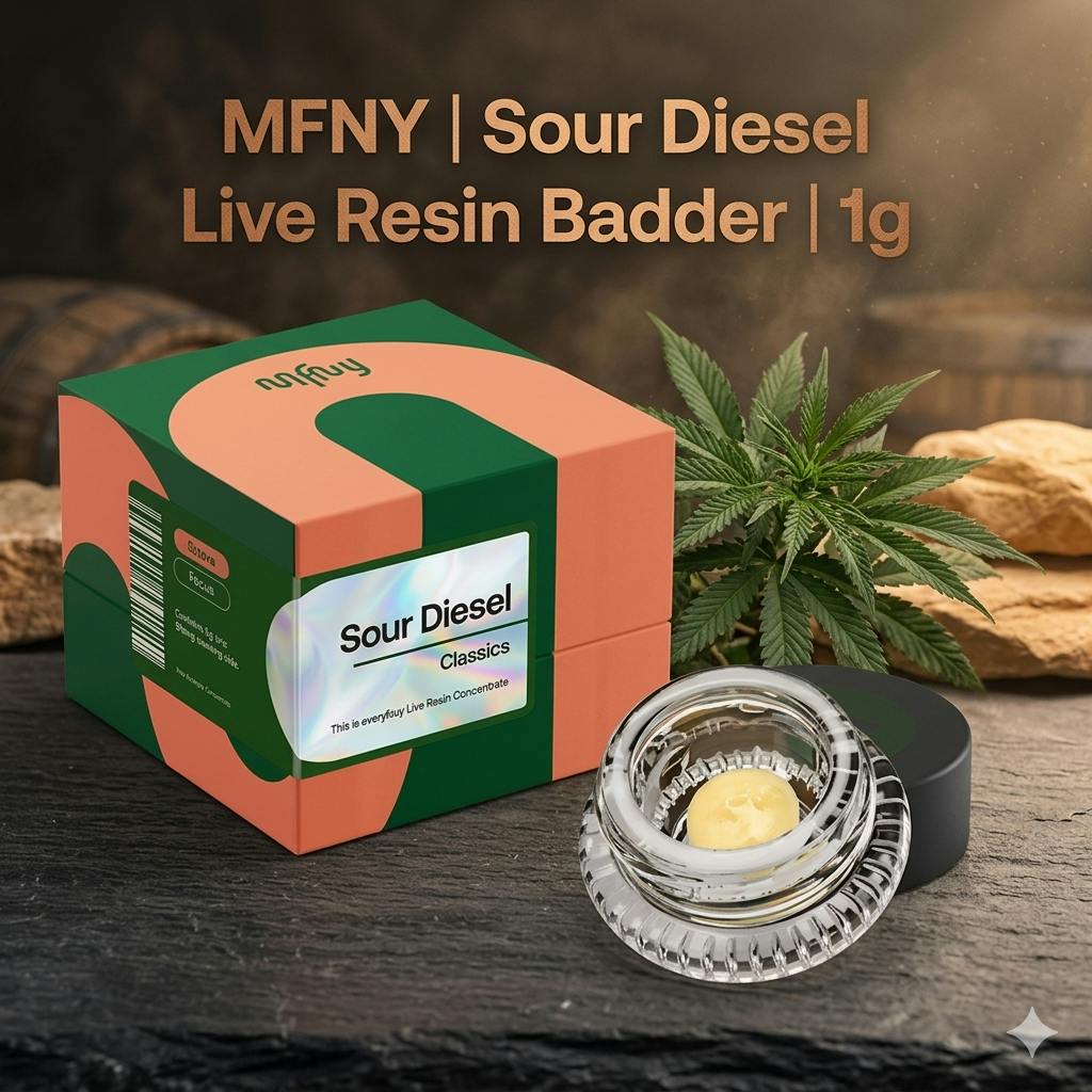 Product MFNY | Sour Diesel | Live Resin Badder | 1g
