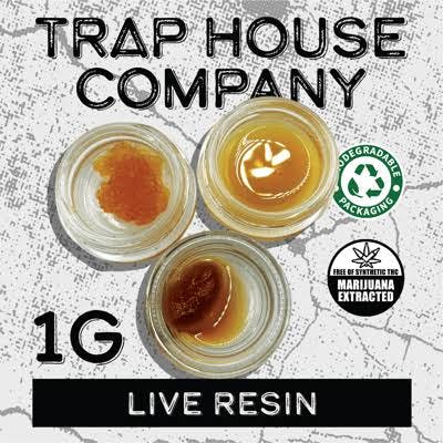 Trap House - 1g Live Resin - TK Bandana