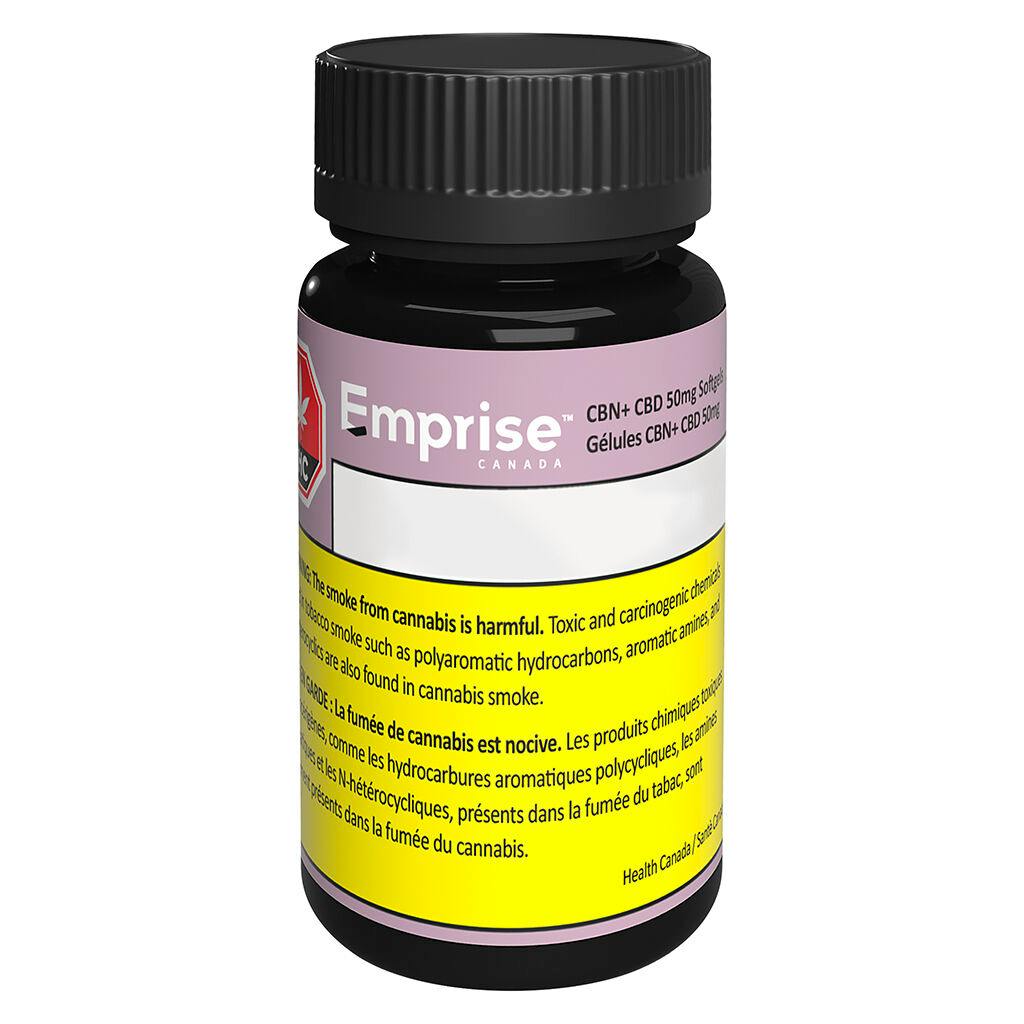 Emprise Canada - CBN+ CBD 50mg Softgels - 30 Caps