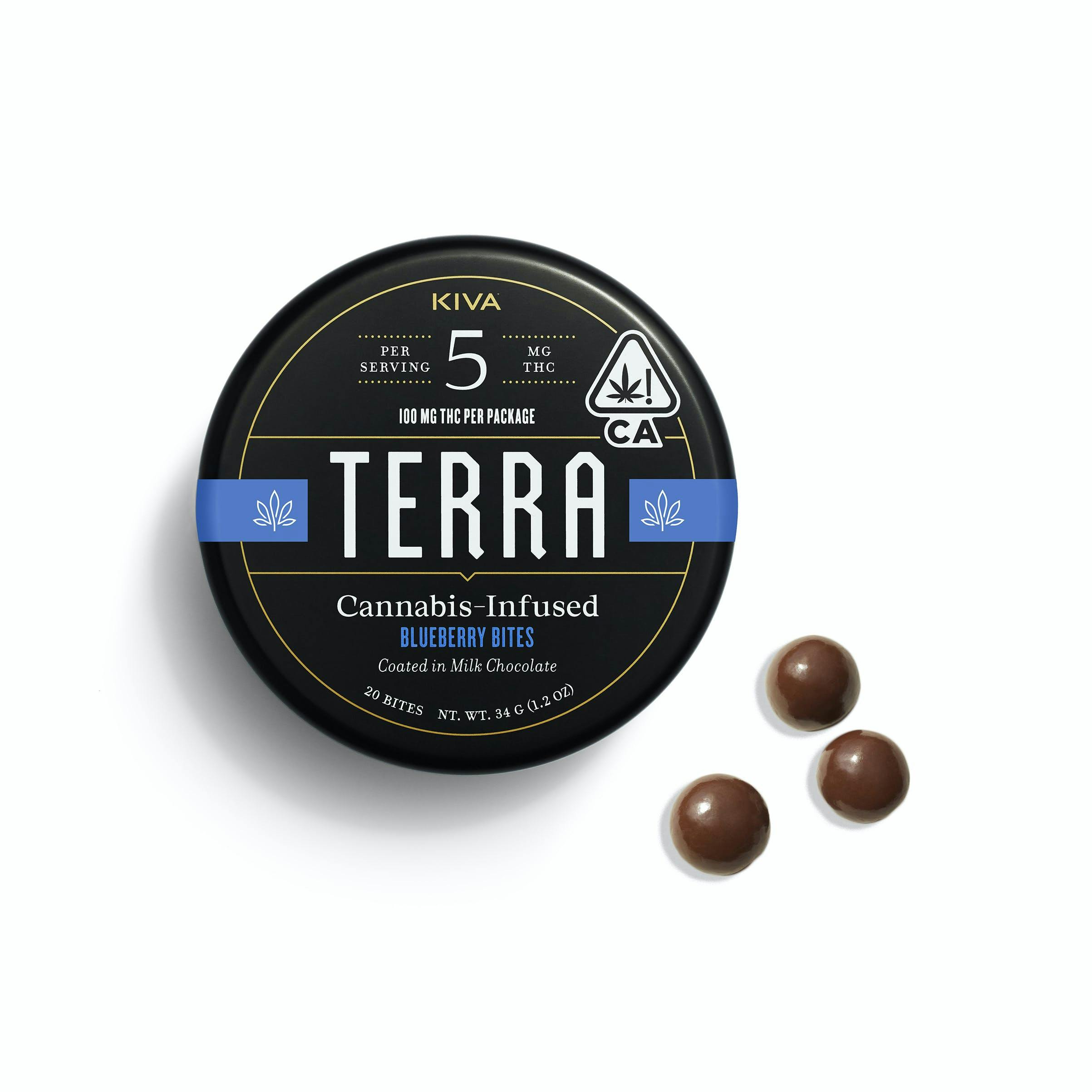 Product: TERRA BITES | BLUEBERRY | 100MG